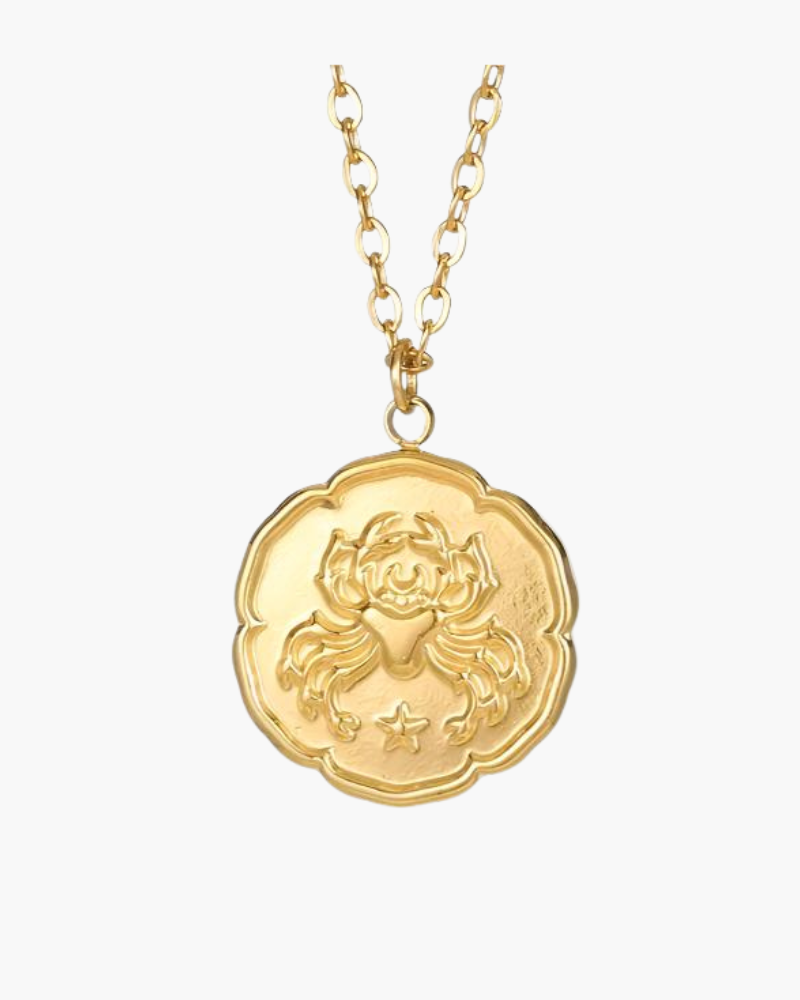 Zodiac Sign Necklace - Gold