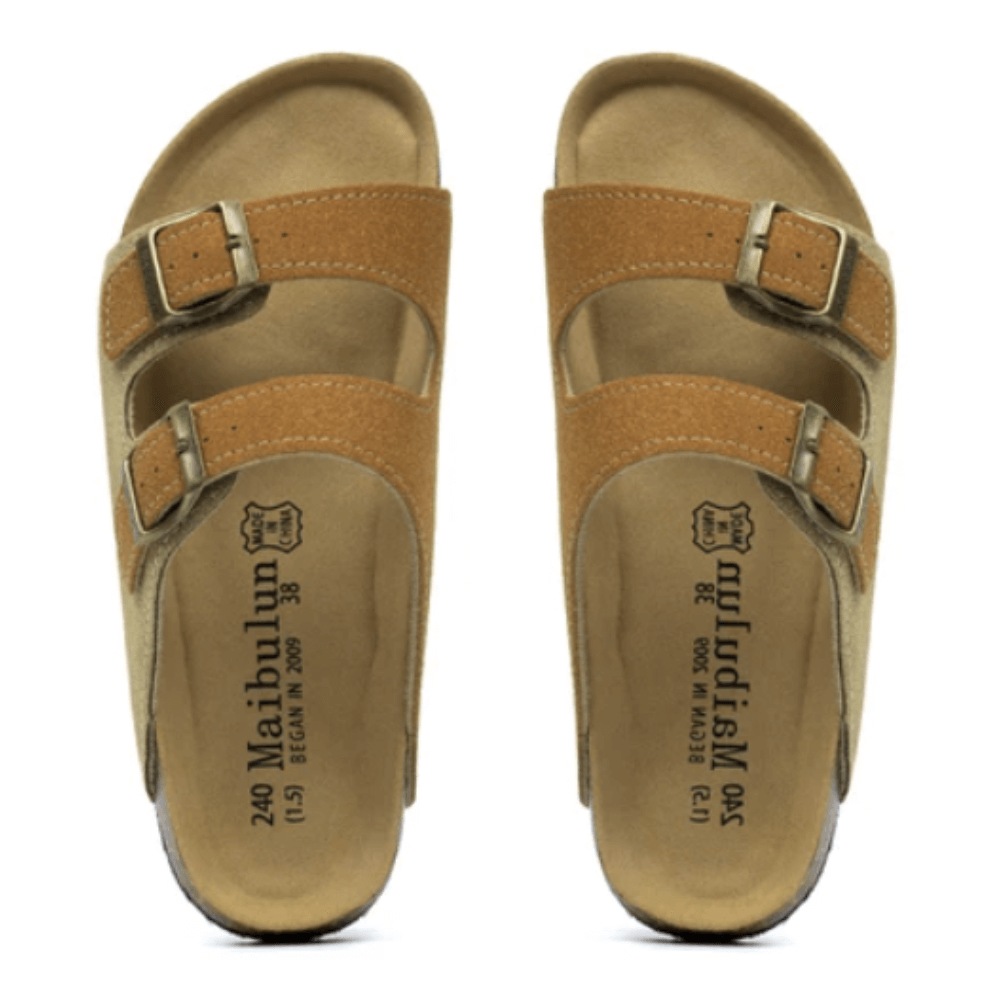 Capri Sandal - Caramel & brown