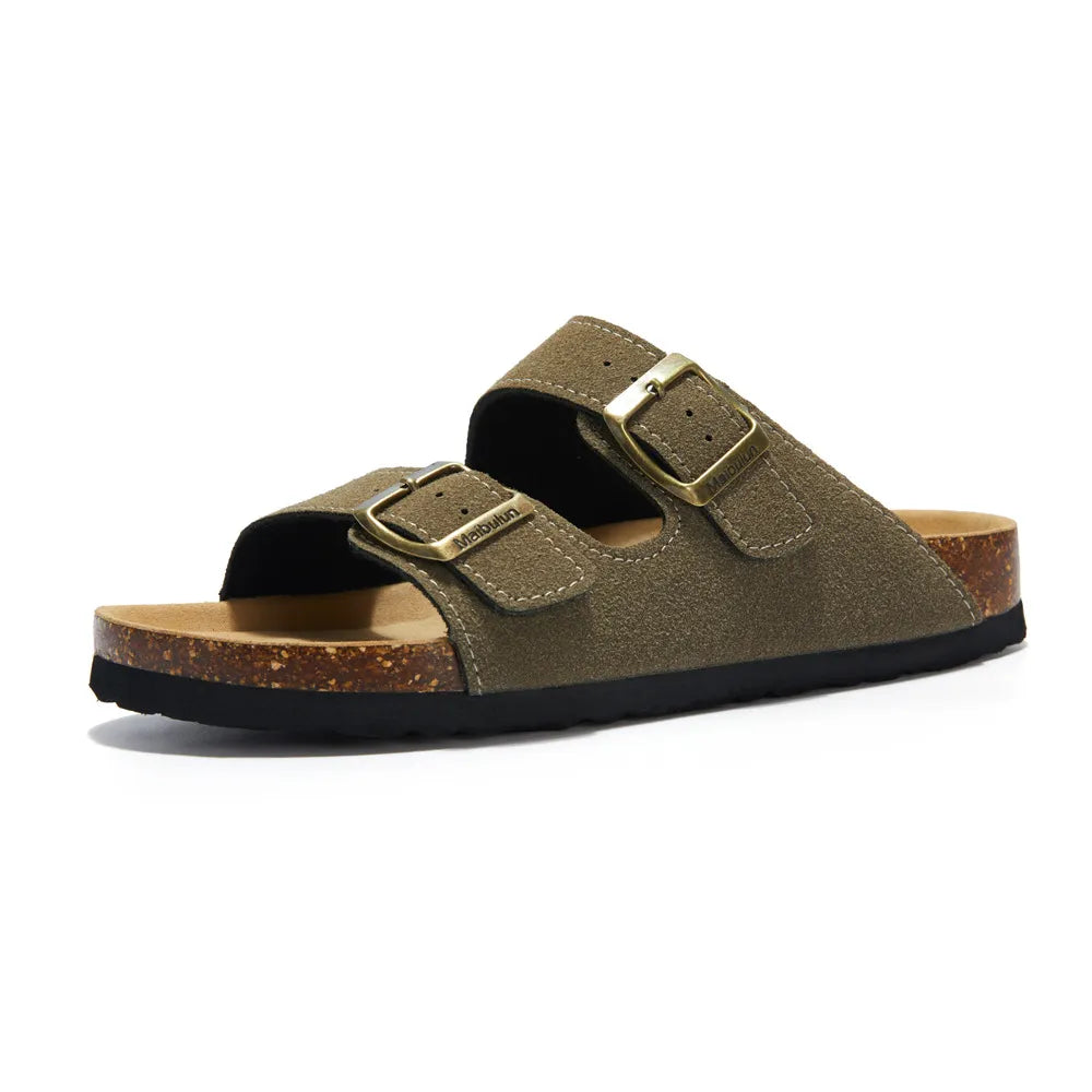Capri Sandal - moss green