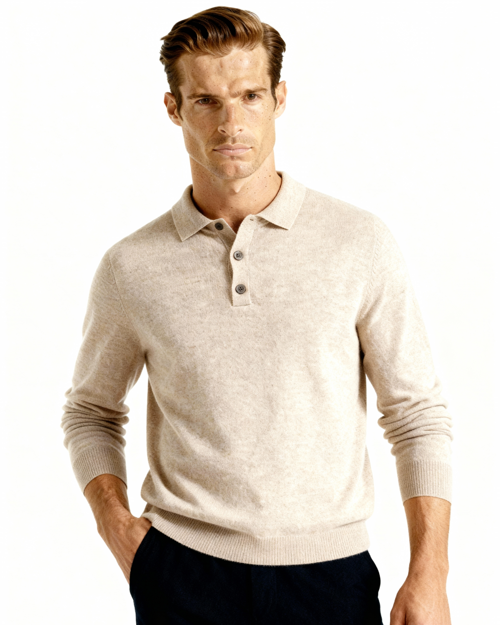 100% Cashmere Polo