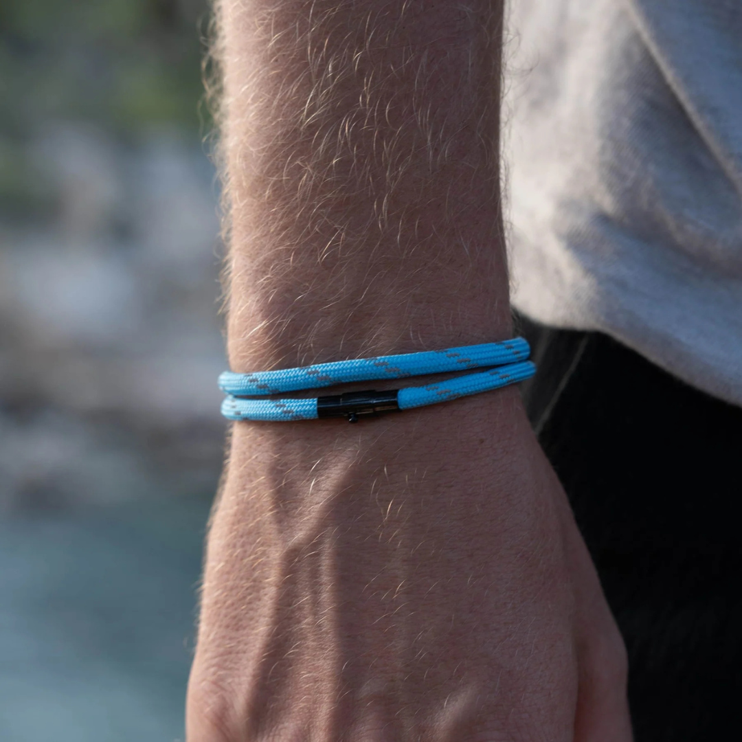 Blue Minimalist Rope Bracelet