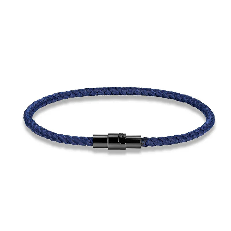 Blue Minimalist Rope Bracelet