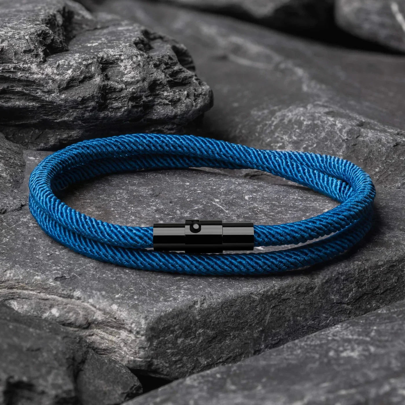 Blue Minimalist Rope Bracelet